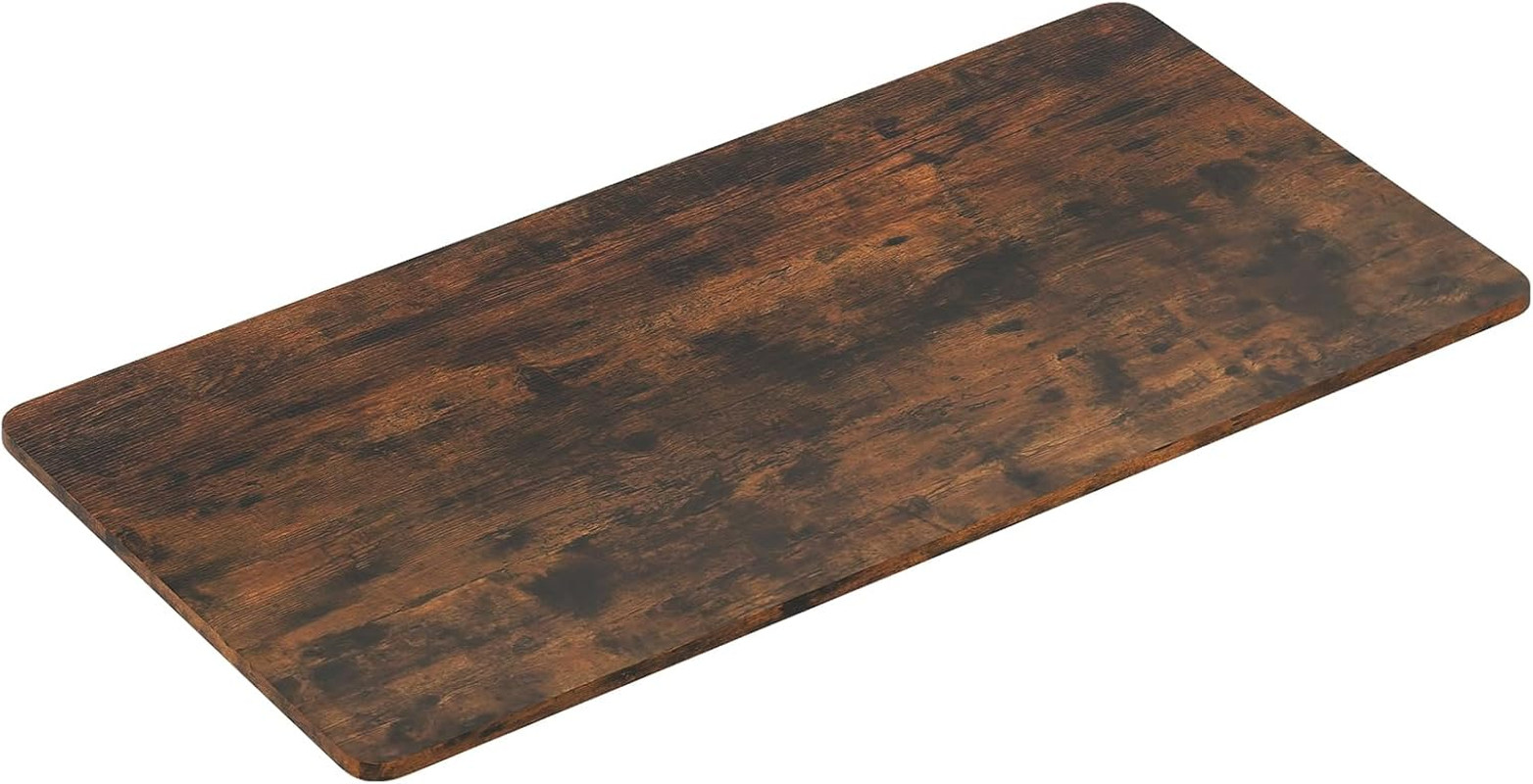 48" x 24" Adjustable Wood Table Top for Home Office & DIY Projects, Brown gallery