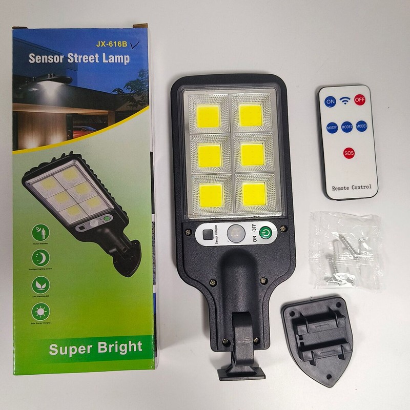 1300W LED Solar Flood Light Motion Sensor Security Wall Yard Outdoor Street Lamp gallery
