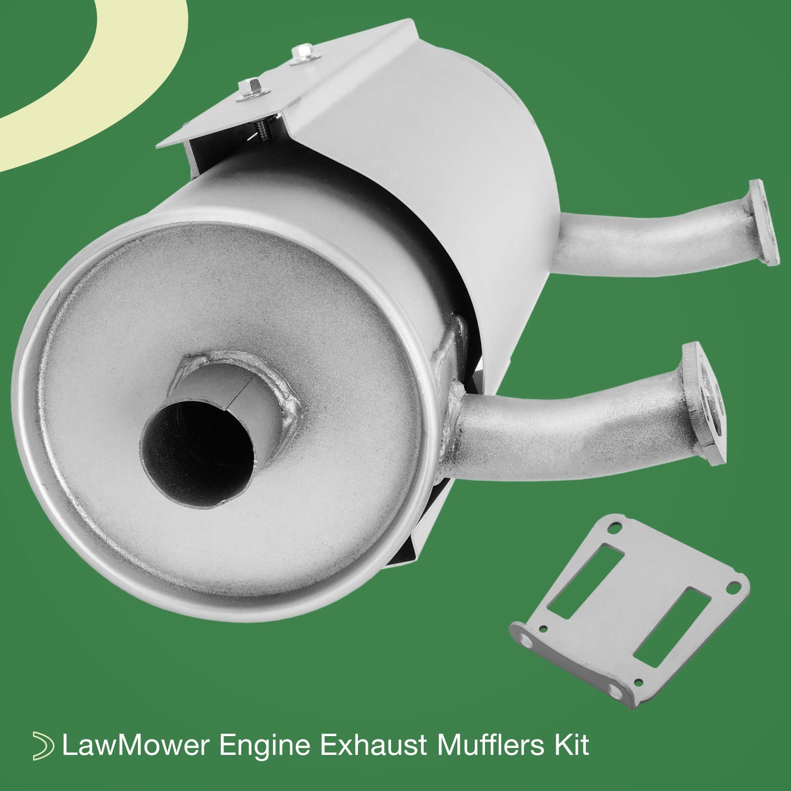 Right Muffler Kit For Kohler CH18-CH25 CH620-CH740 Engines 24 786 12-S 2478612-S gallery
