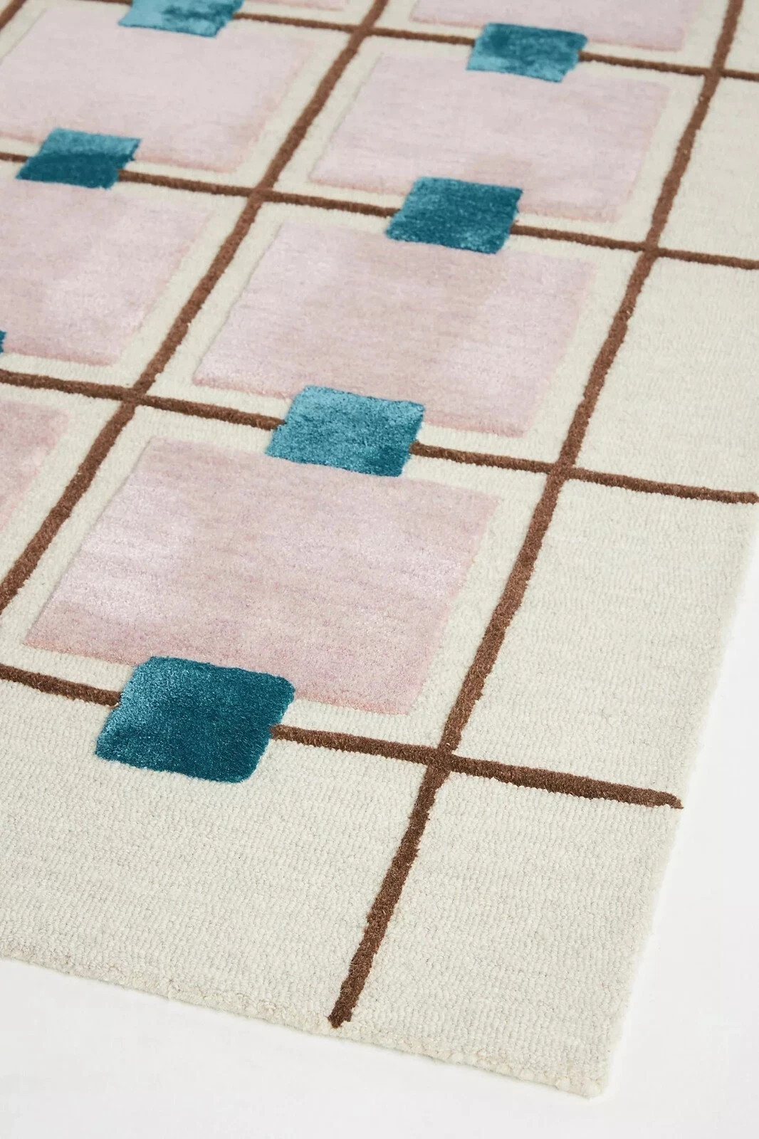 Styles Handmade Wool Silk Tufted Modern Abstract Design Area Rug & Carpet gallery