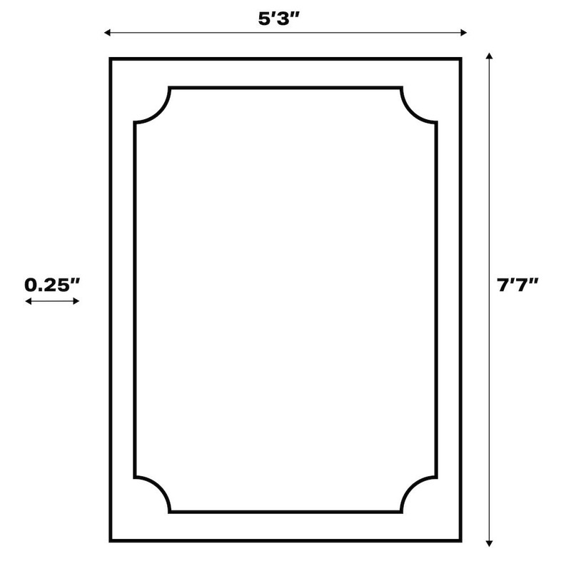 Minimalist Angle Geometric Dark Blue/Cream 5 ft. x 8 ft. Indoor/Outdoor Area... gallery