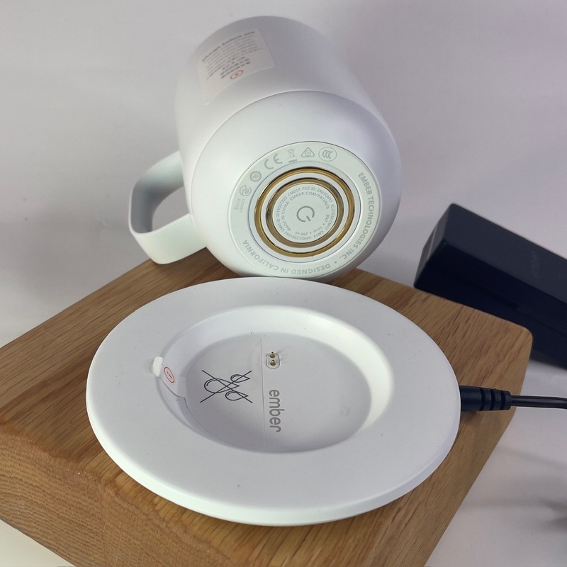 EMBER Temperature Control 10oz Smart Mug App Controlled CM19 Mug + Base + Cord gallery