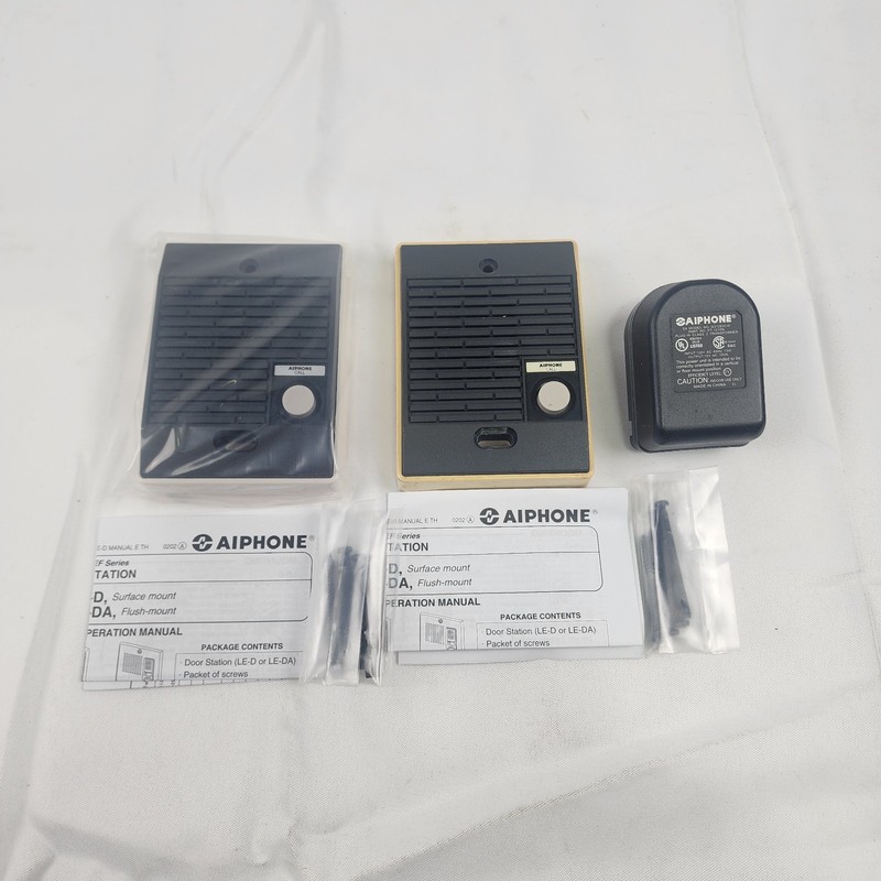 Aiphone LEM-1DLS Access Sentry Intercom Kit Lot of 2 1 New Open Box 1 Used gallery