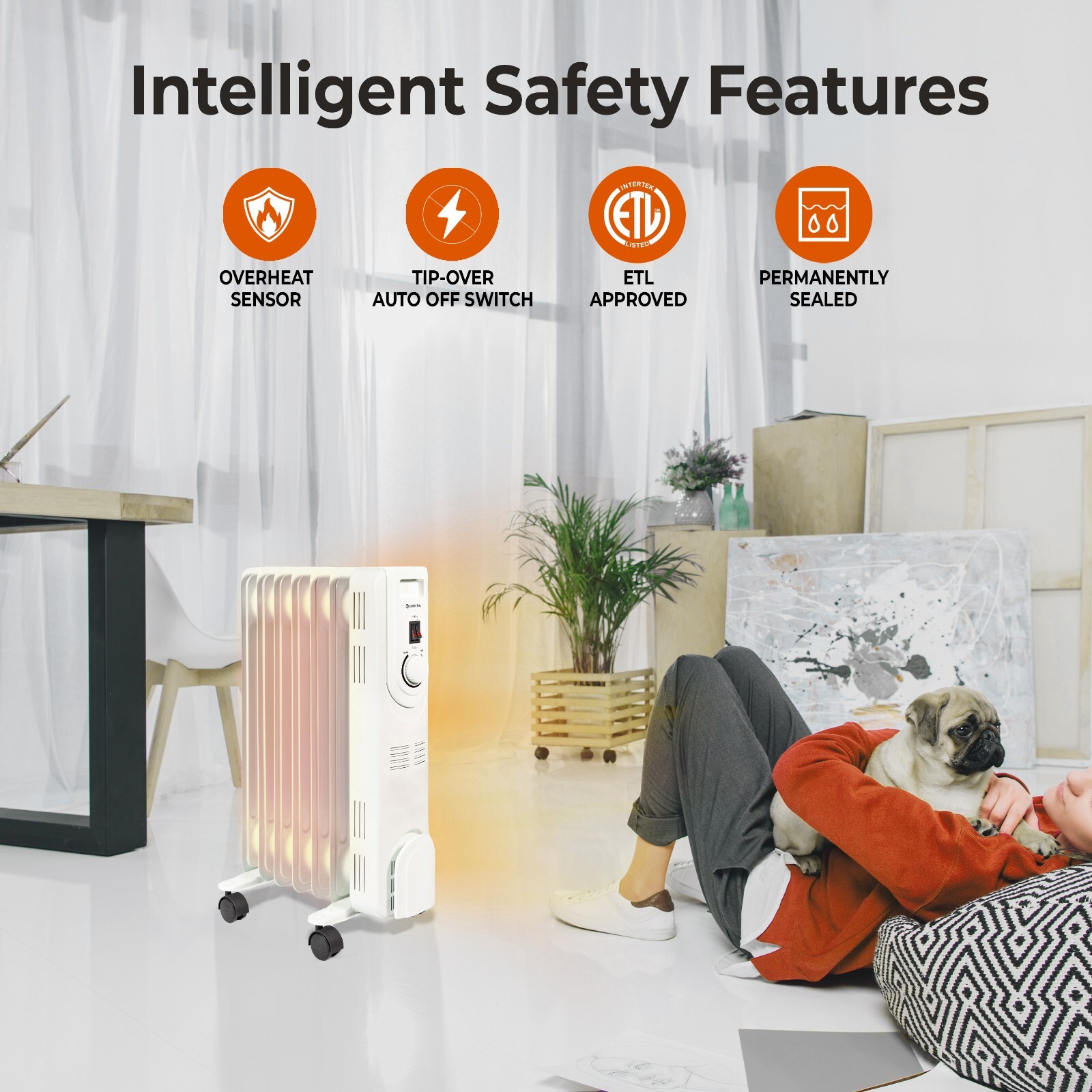 Comfort Zone Oil-Filled Radiator Space Heater gallery