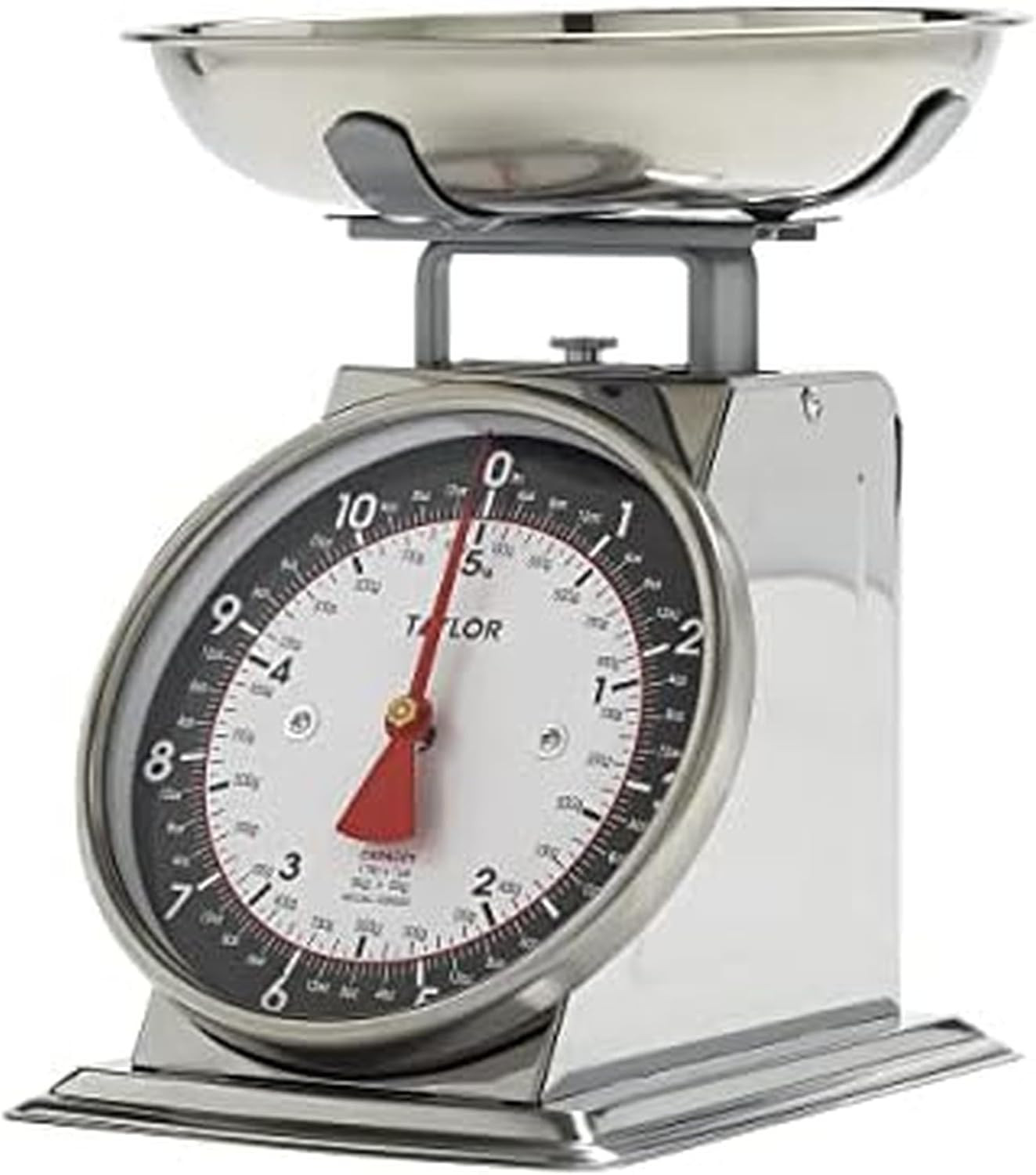 Mechanical Kitchen Food Scale with Bowl, Weighs up to 11Lbs, Measures in Grams a gallery