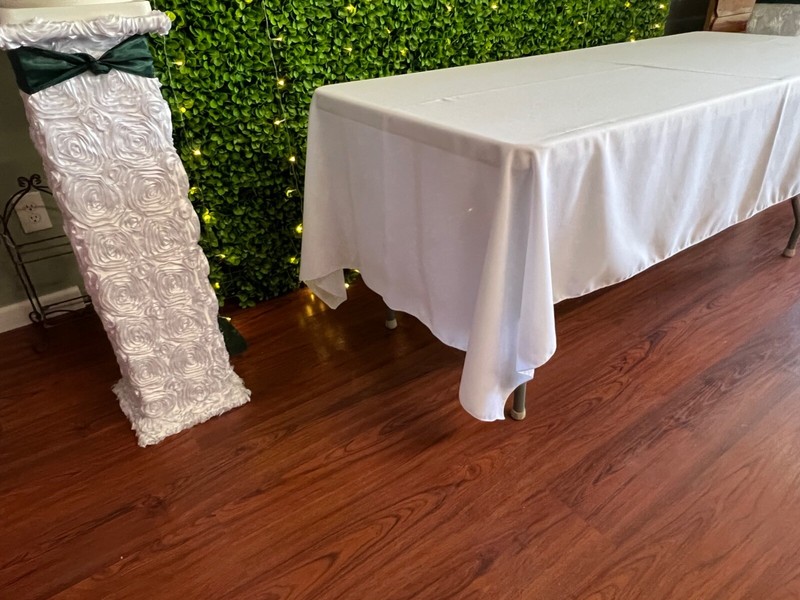 *NEW* POLY POPLIN RECTANGULAR TABLECLOTH gallery