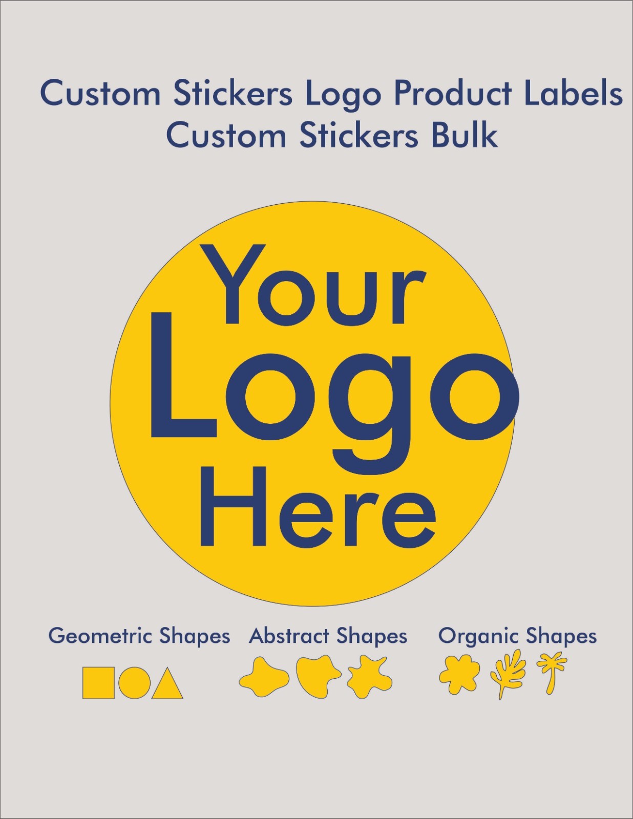Custom Stickers Logo Product Label Bulk Decal Vinyl Water & Scratch Resistant gallery