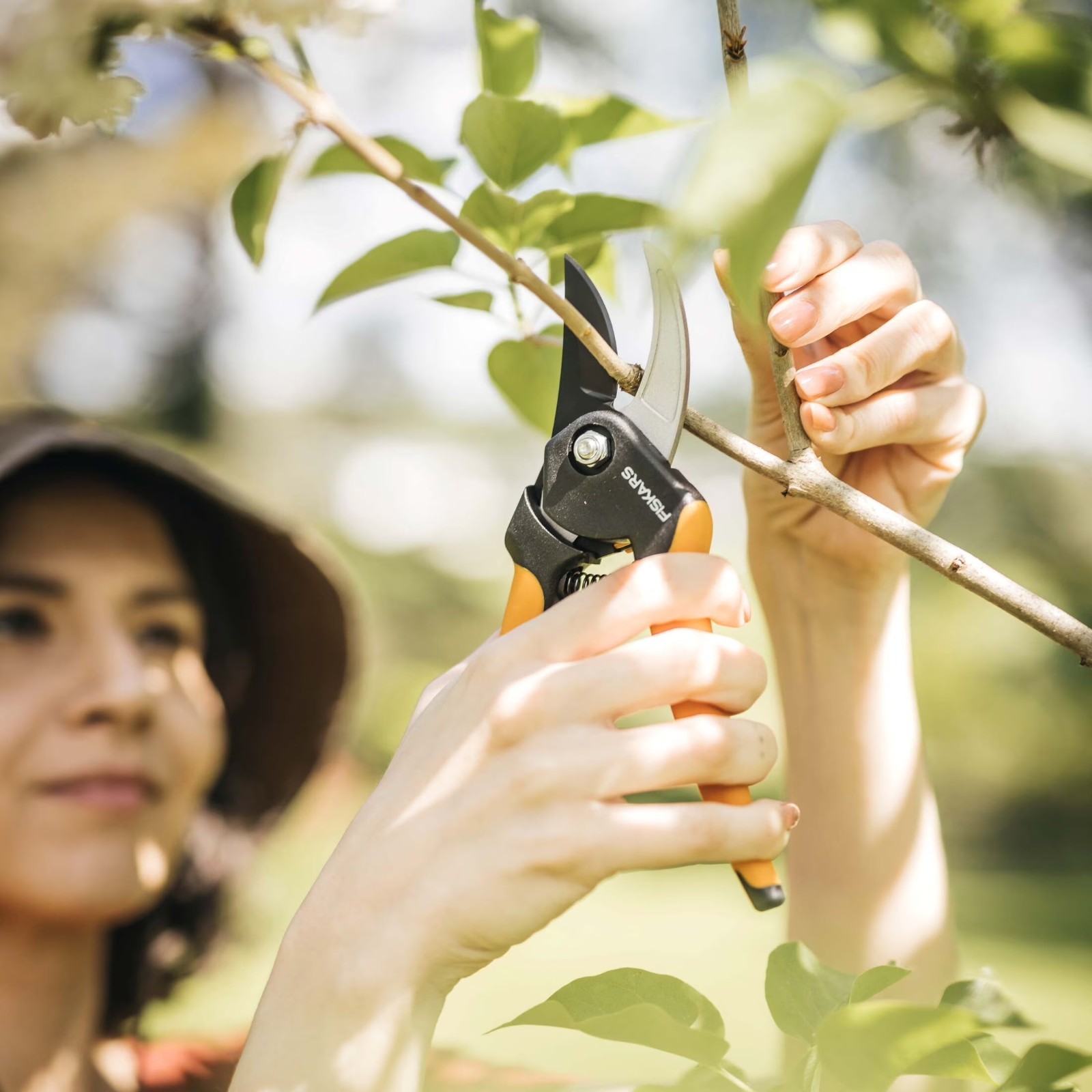 Fiskars 5/8 inch Bypass Pruner Garden Tool with Steel Blade and Soft Grip Handle gallery