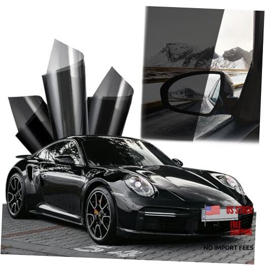 Black Ceramic Window Roll Tint Solar Film 35in x 15ft 15% Percent Vlt gallery