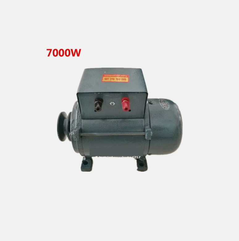 3500W/7000W High Power Small Pulley Type Permanent Magnet Lighting Generator gallery