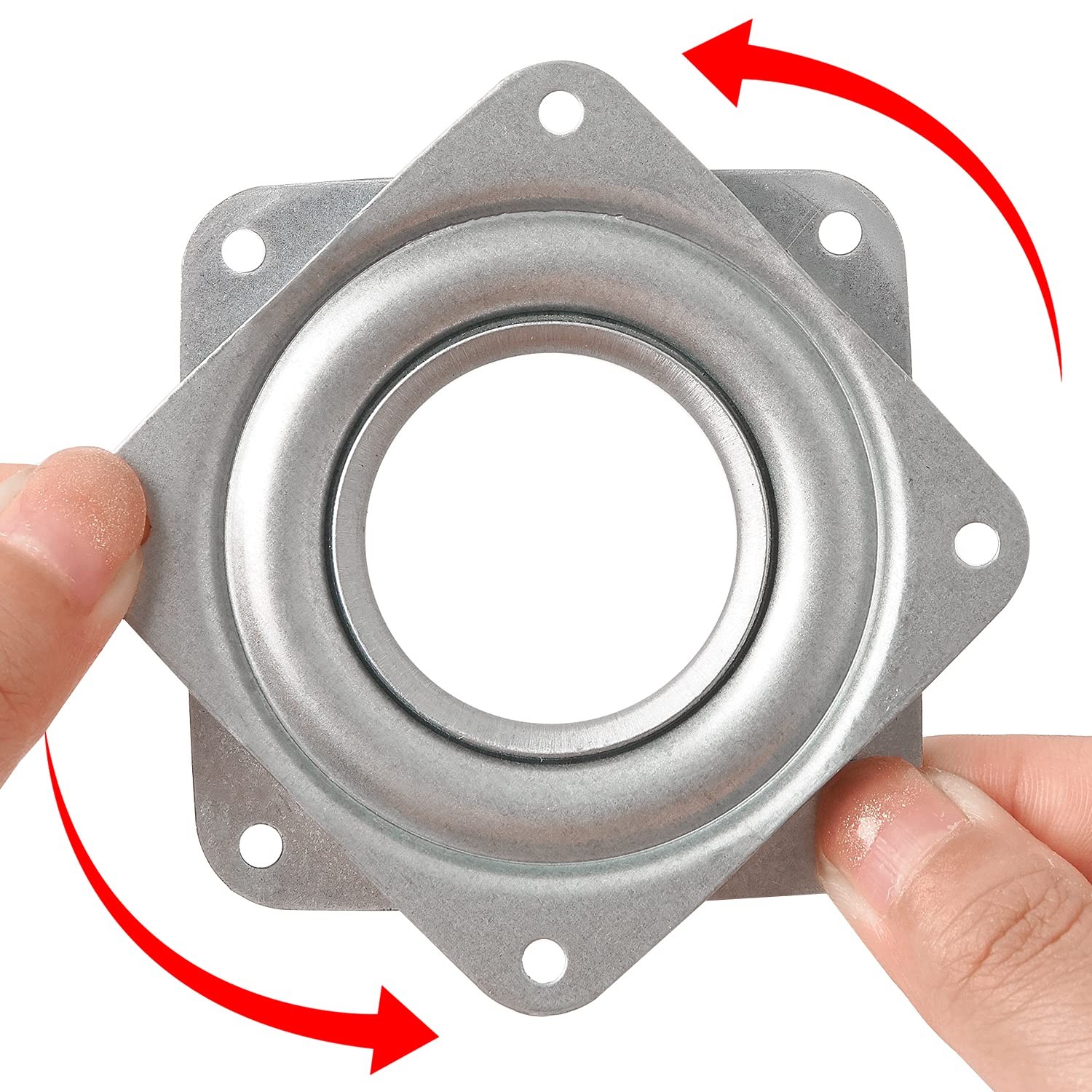 2 Pack 3" Lazy Susan Turntable 200 LBS pounds Steel Bearing Rotating Tray Str... gallery