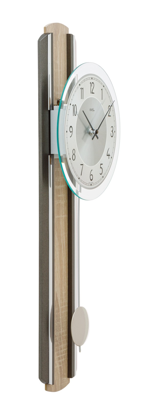 Modern Wall Clock with Quartz Movement by AMS gallery