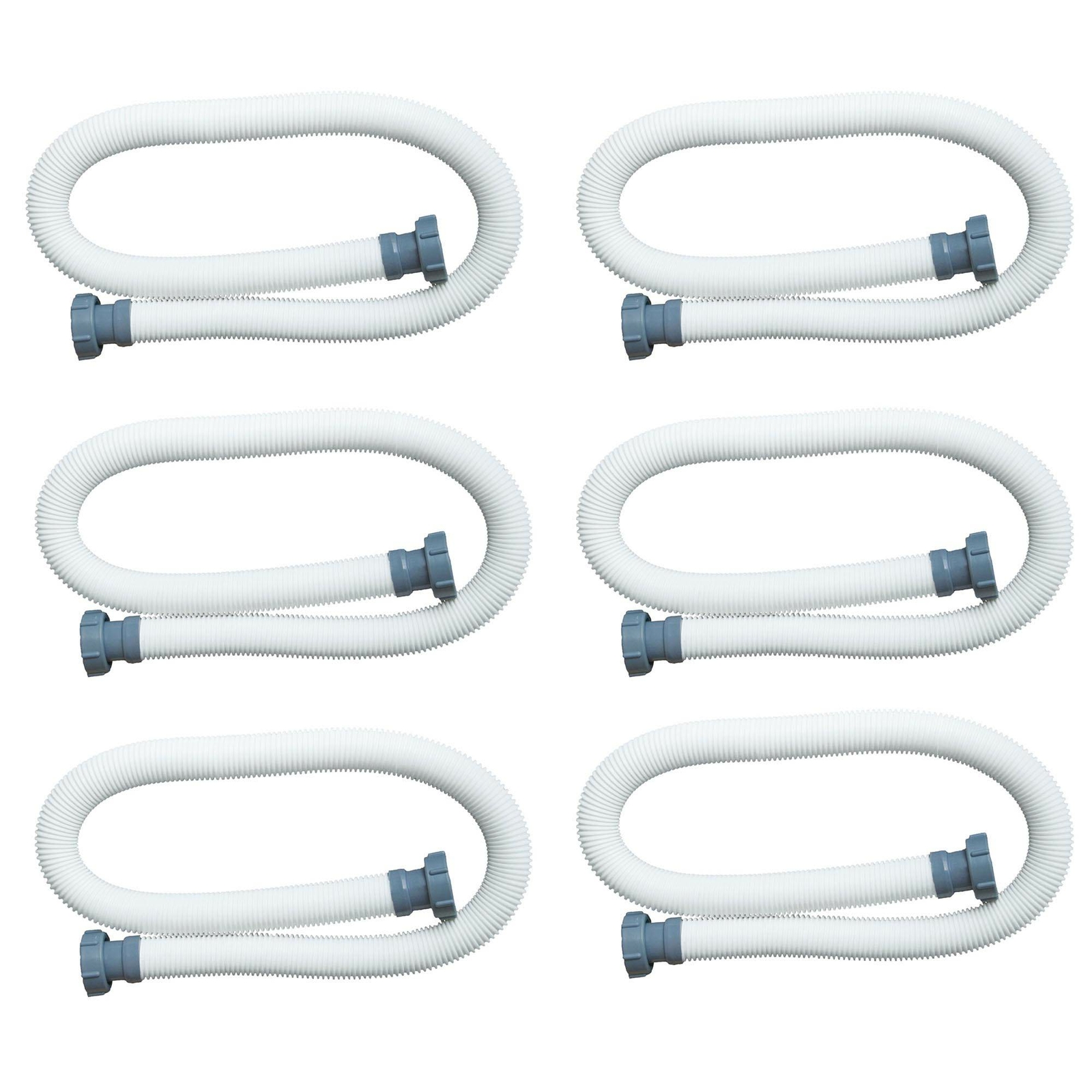 Intex 1.5 Inch Diameter Water Accessory Pool Pump Replacement Hose (6 Pack) gallery