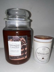 Yankee Candle Chocolate Layer Cake Plus a DW Home White Chocolate Mocha Pair