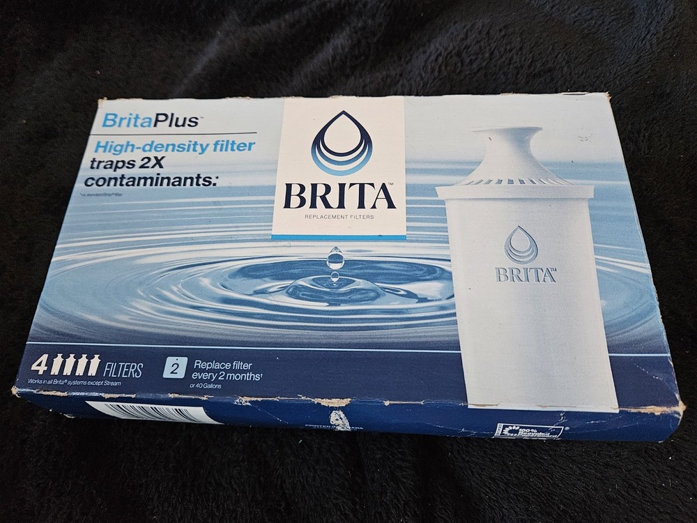 BRITA BritaPlus Replacement Water Filters 4 Pack - Brand New Factory Sealed