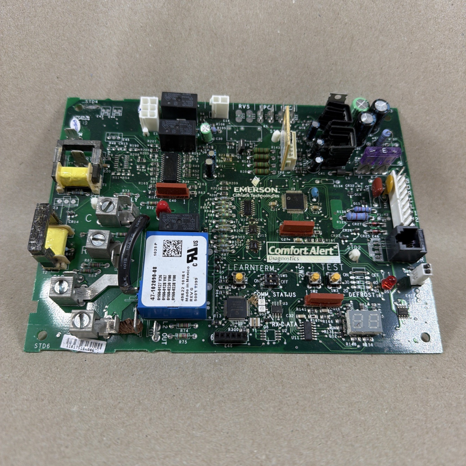TESTED🔥 Rheem Ruud 49B22-101B1 Furnace Control Circuit Board 47-102090-08 (F7) gallery