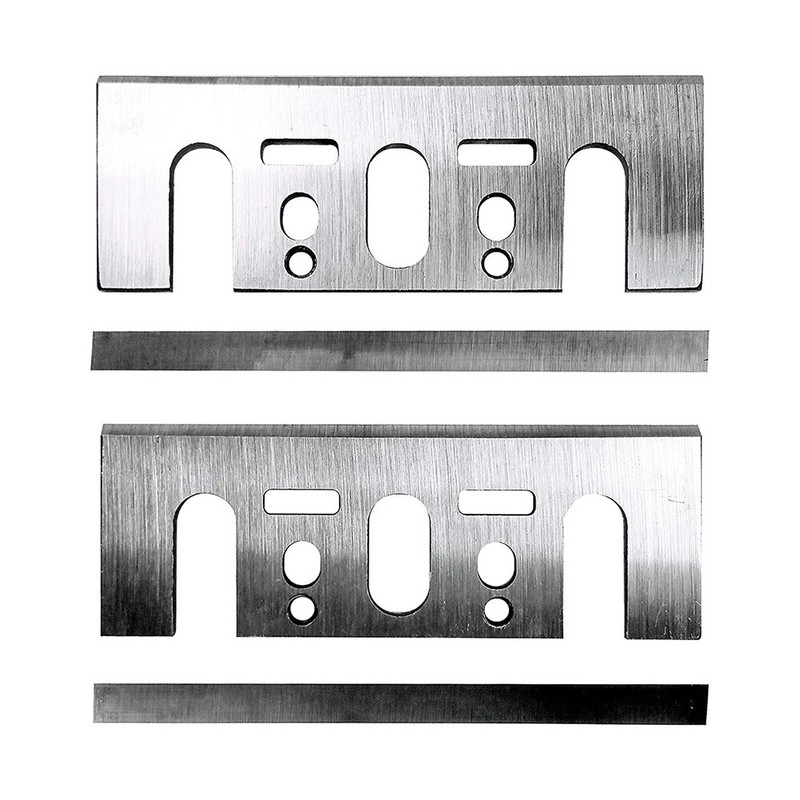 3‑1/4" PLANER BLADE SET WITH SET PLATE DOUBLE EDGED BLADE SET UNIVERSAL ADAPTER gallery