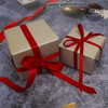 Ribbli Double Faced Red Satin Ribbon,1/4” x Continuous 25 1/4 inch, gallery