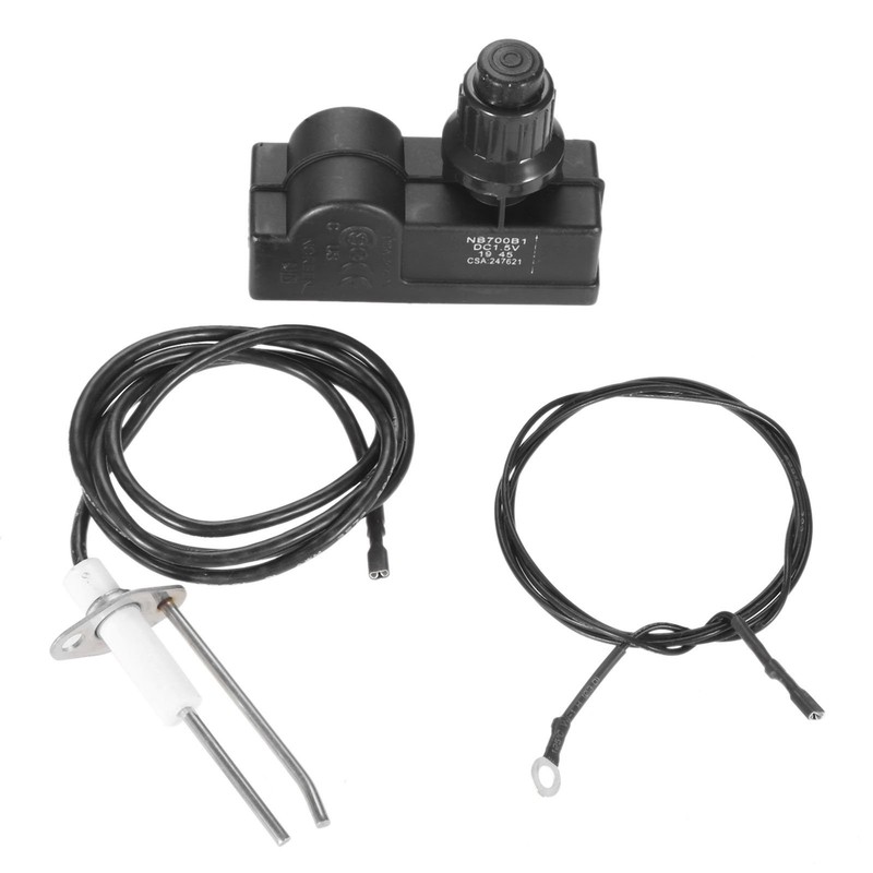 2 Outlet Spark Igniter Ignitor Push Button Kit Gas Fireplace Grill BBQ Stove gallery