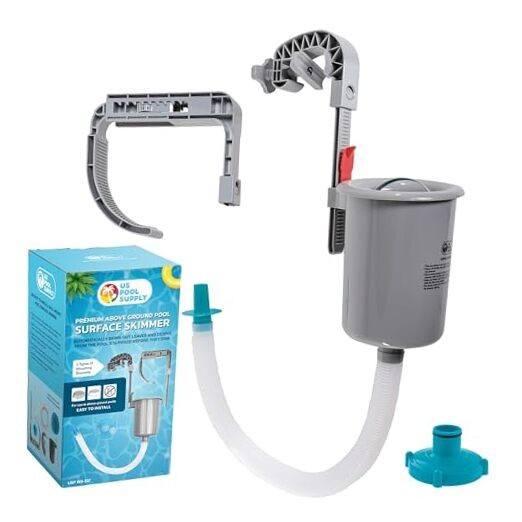 Pool Skimmer - Above Ground Pool Skimmer, Floating Pool Surface 3.5 Liter gallery