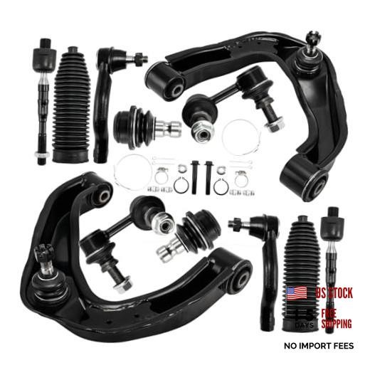 Front Upper Control Arm w/Ball Joint & Tie Rod For Frontier 2005-2019 12Pcs gallery