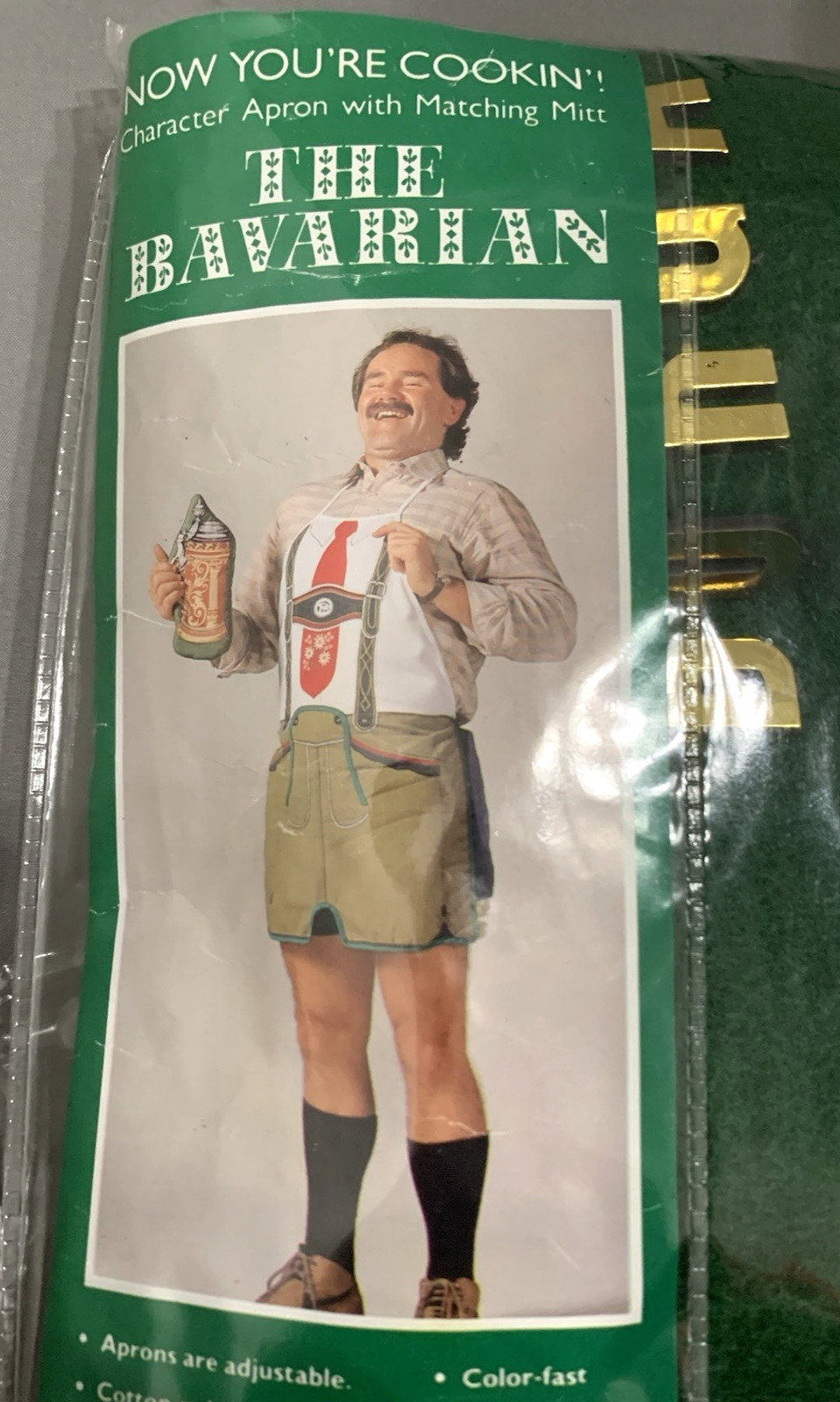 Now You're Cookin' Character Apron no Mitt The Bavarian NEW Grill Master gallery