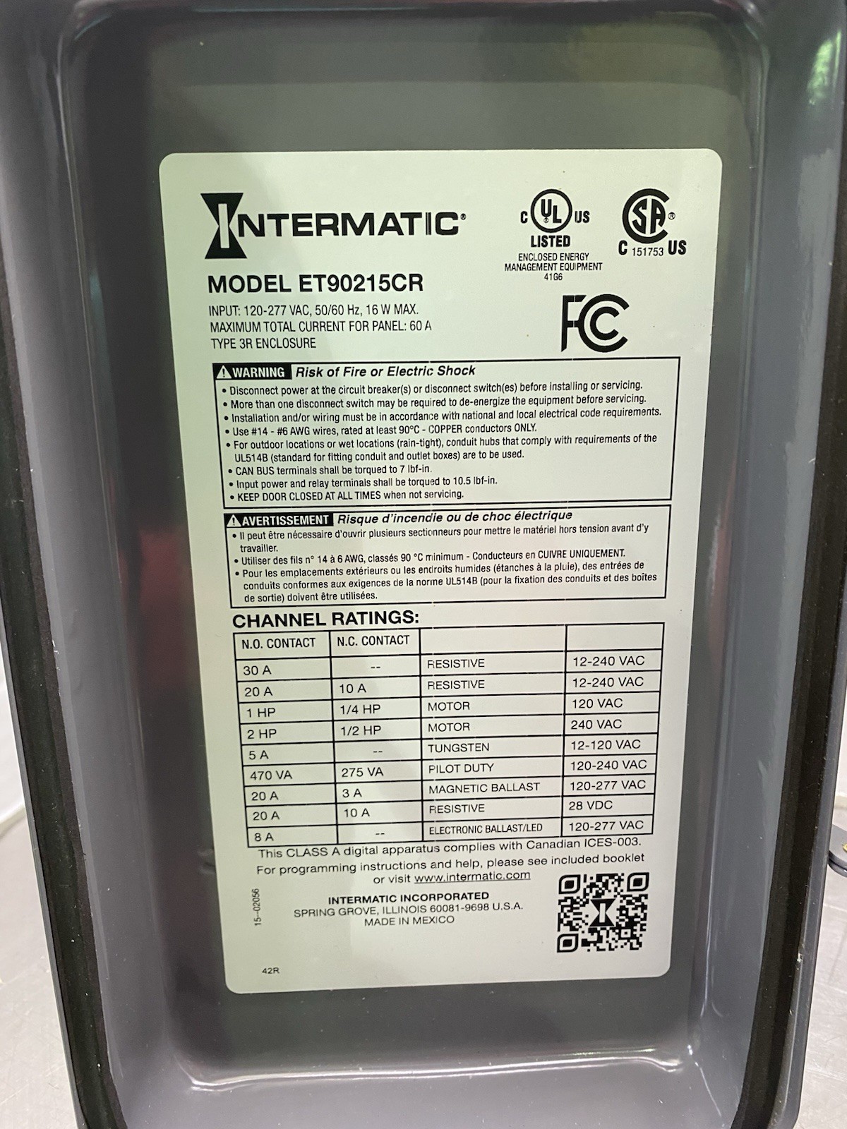Intermatic Et90215cr Electronic Timer, Astro 365 Days, Spdt gallery