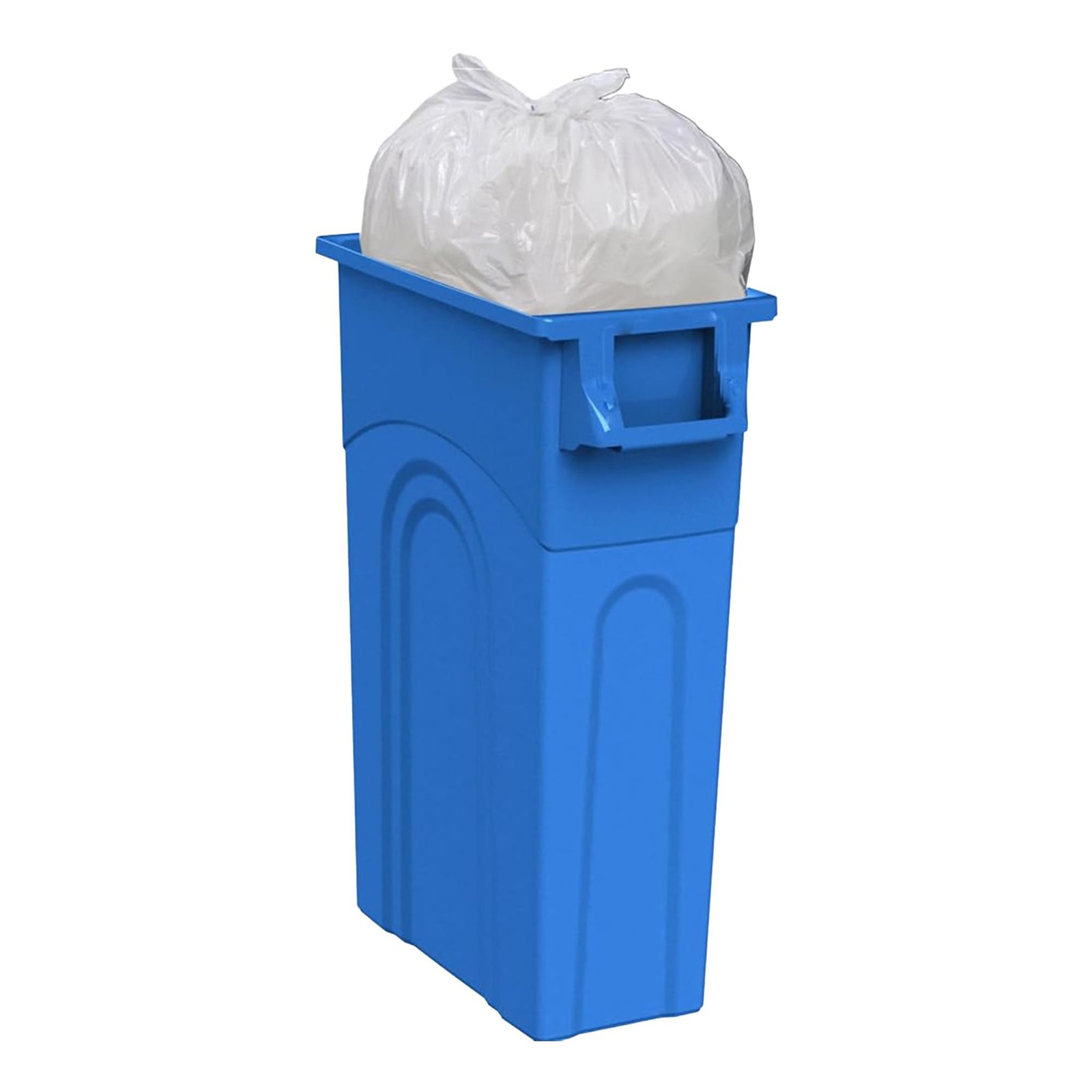 United Solutions Highboy Recycling Container, 23 Gallon, 2 Pack, Recycle Blue gallery