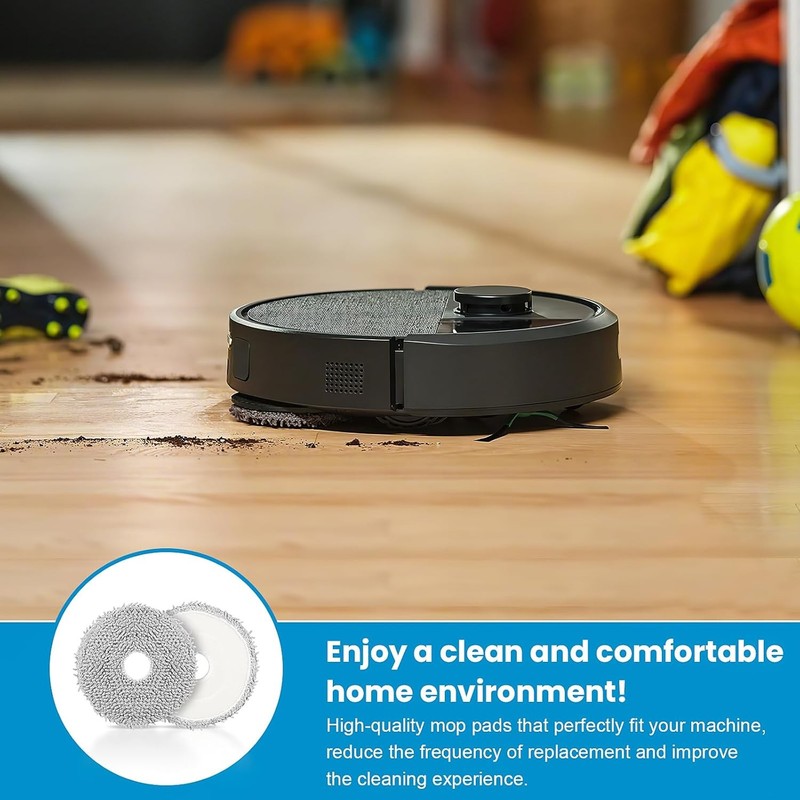 8 Pack Replacement Mop Pads Compatible with iRobot Roomba Plus 405 Combo / 505 C gallery