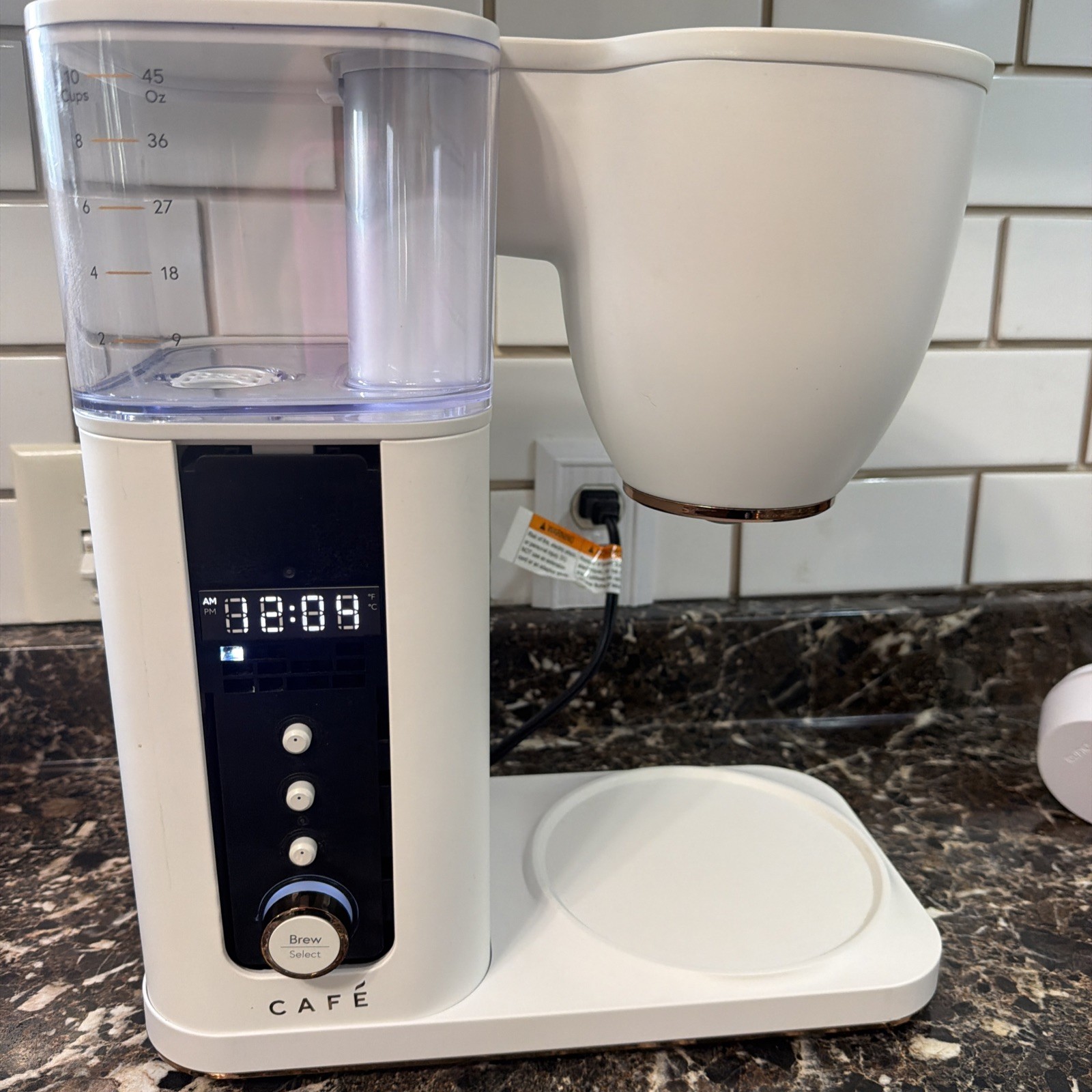 GE Cafe Specialty Drip Coffee Maker Makes 10 Cups with Wi-Fi Matte White TESTED gallery