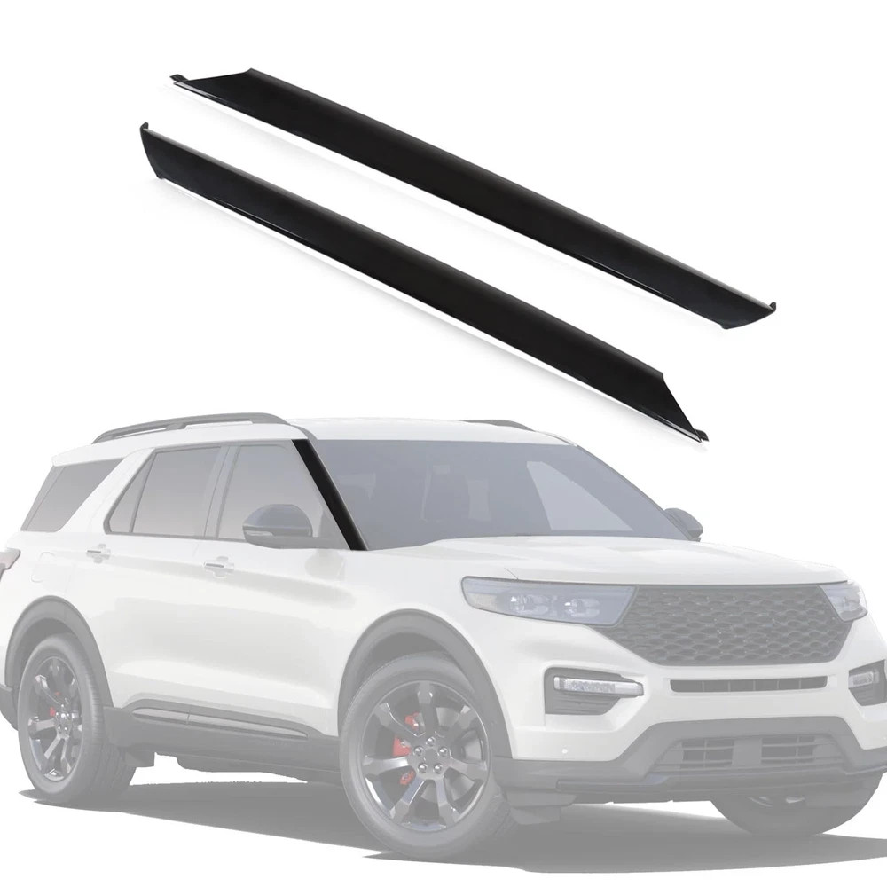 A Pillar Trim Compatible with 2020-2025 Ford Explorer,Window Windshield Moldi... gallery