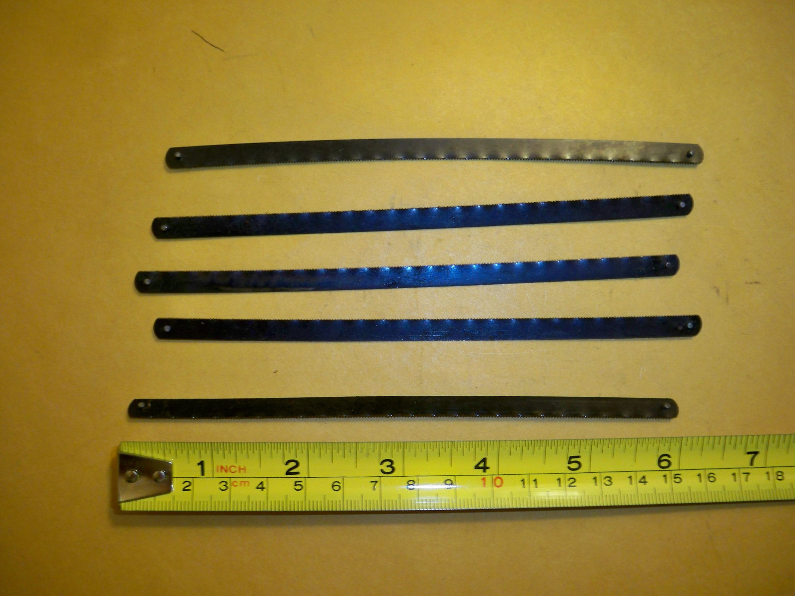 5 pc Mini/Junior Hack Saw Blades 6-Inch Long x 5-3/4-Inch Between Pins 18 TPI gallery