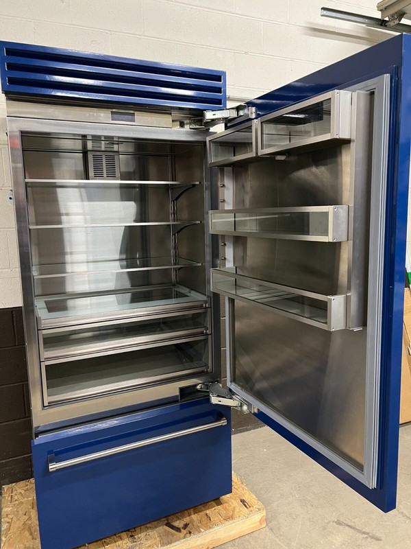 Bluestar BBB36R2 - 36" Refrigerator Oven Under Built-In Sapphire Blue Finish gallery
