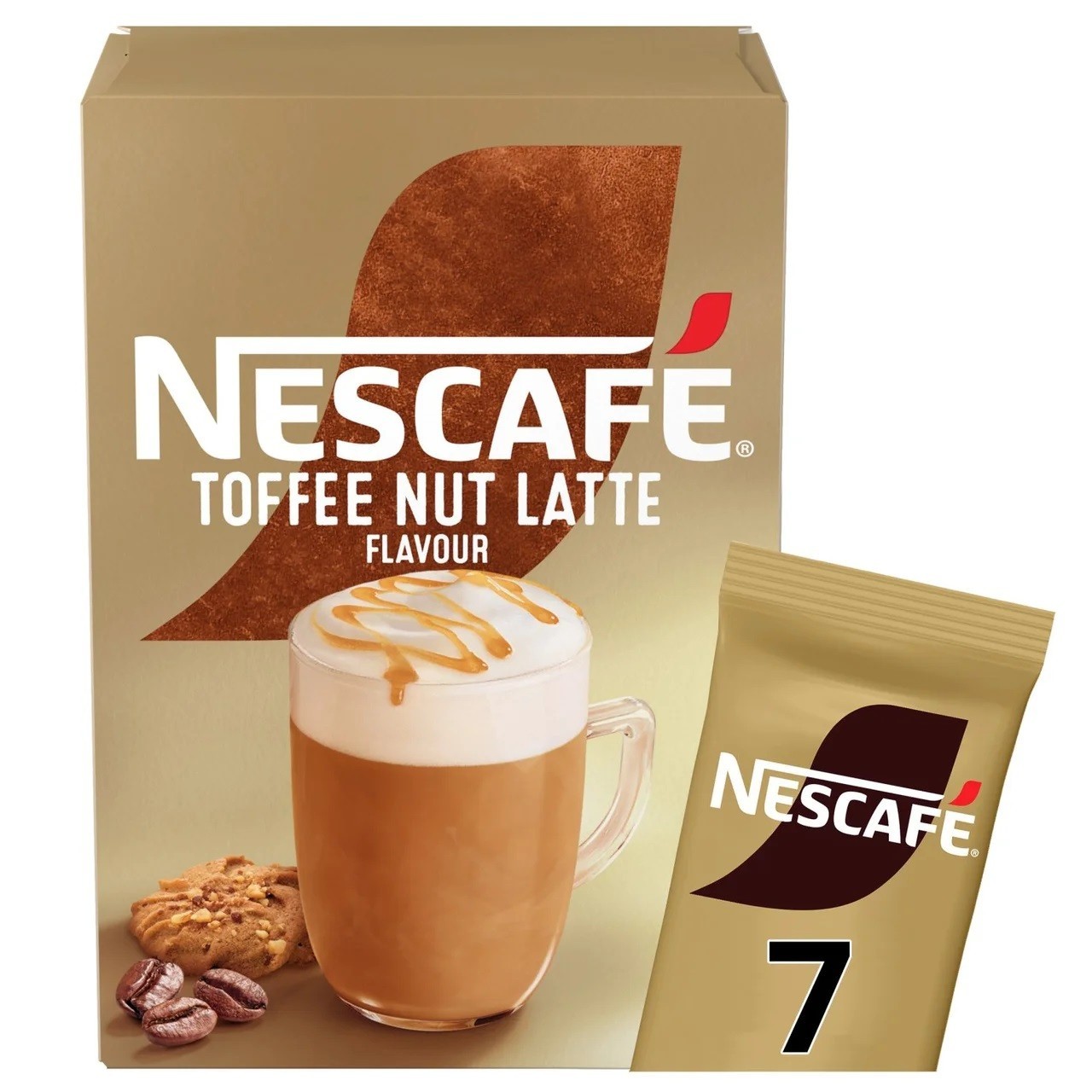 Nescafe Toffee Nut Latte (7ct x 2 boxes) exp 08/2026 gallery