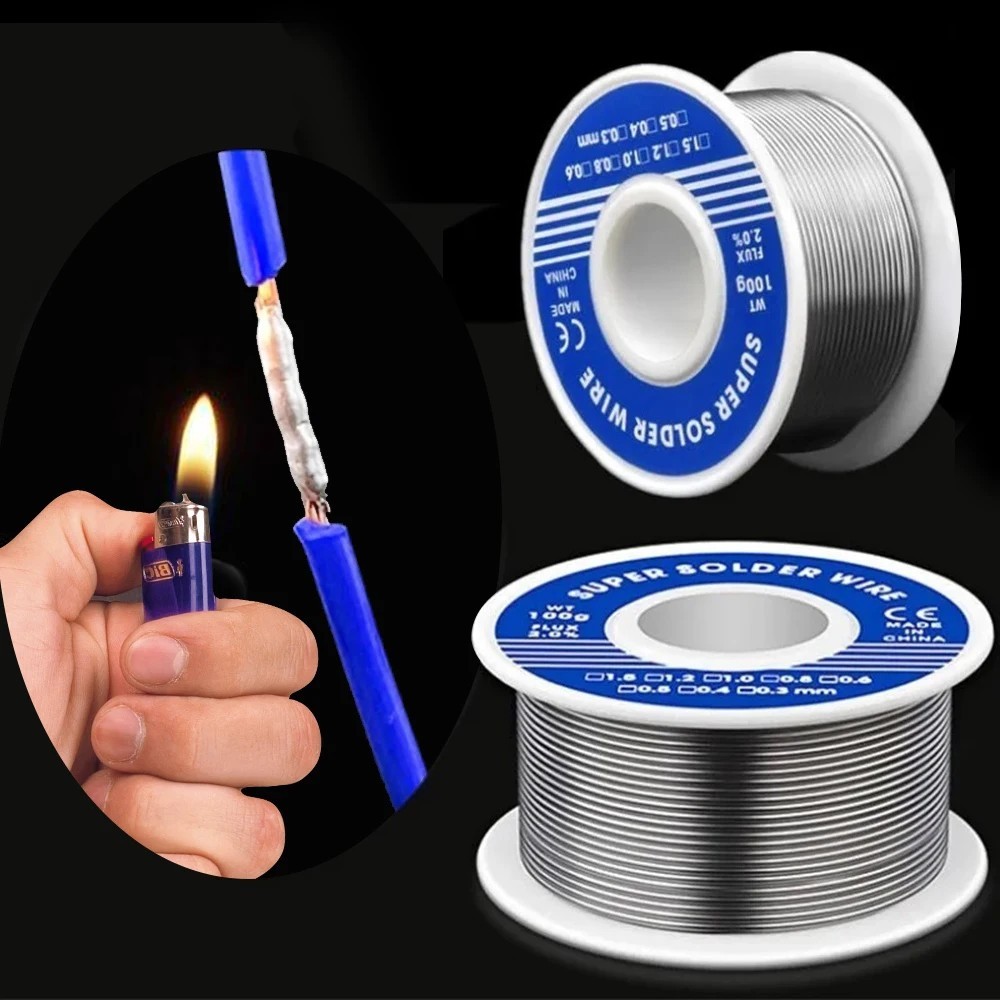 Disposable Solder Wire Lighter Welding Tin Stainless Steel Copper Nickel Iron gallery