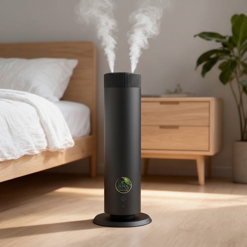 Dr. Biss VF120A Aroma Diffuser 200ml Large Capacity Aluminum Alloy Silent Black gallery