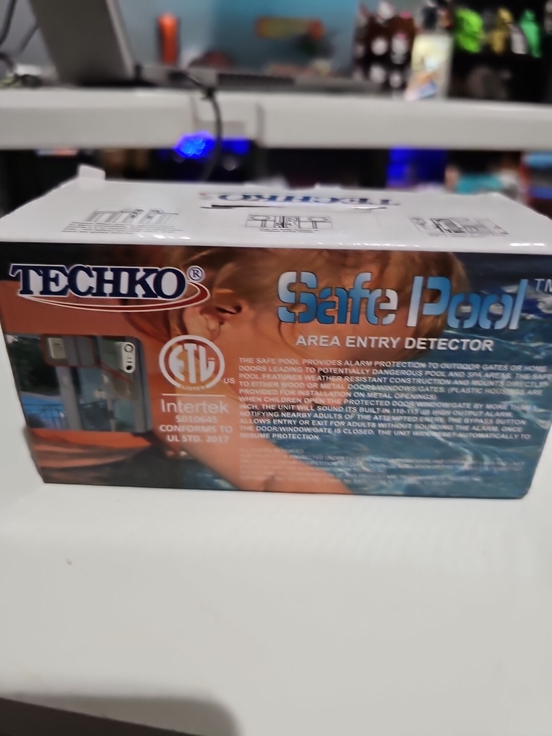 TECHKO Strobe Safe Pool Alarm for Kids, Pets Indoor/Outdor Weather Resistant, L gallery