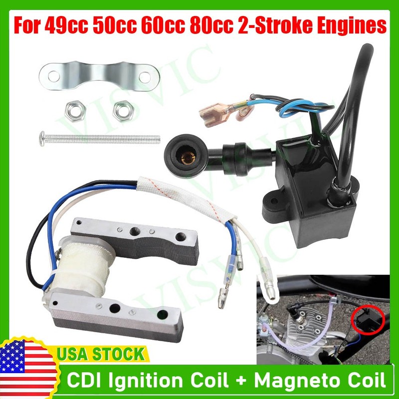 Ignition Coil CDI High Performance For 49cc 60cc 66cc 80cc Motorized Bike gallery