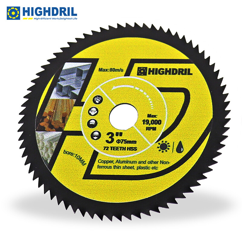 3pcs 3"/75mm Diamond Cutting Disc Wheel for Copper Soft Metal Aluminum Saw Blade gallery