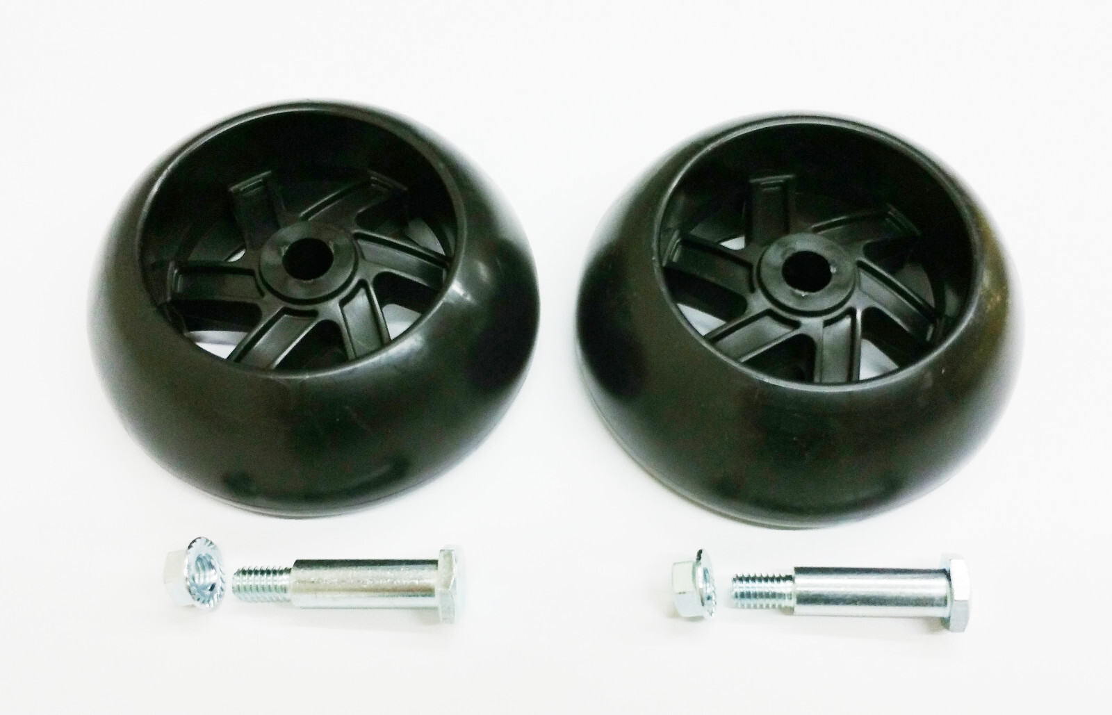 2 Deck Wheels & Bolts for Craftsman Husqvarna 188606 532188606 Snapper 705051 + gallery