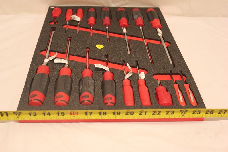 Mac Tools 17 Piece Screwdriver Set in Foam Insert FOAM14E-SCREWDR C2 gallery