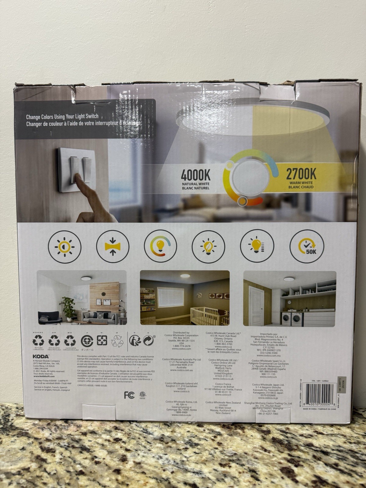 Koda 15" Flush Mount Ceiling Light 1600LM LED Tunable White Dimmable Modern GV gallery