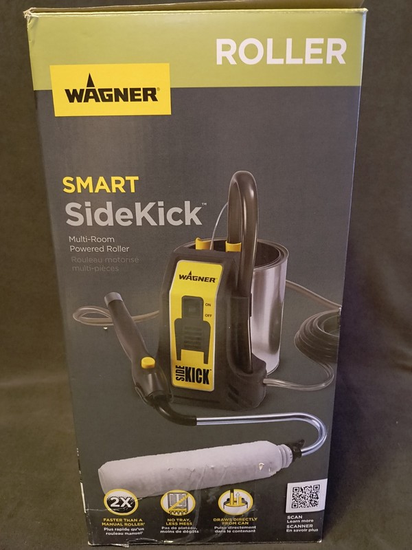 WAGNER Smart SideKick Powered Roller Kit w/ Hose & 5-Gallon Adapter, 9in gallery
