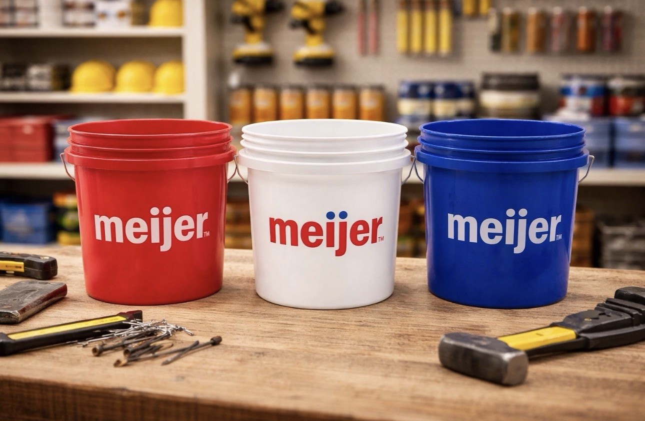 Meijer Mini Bucket Set Red White and Blue gallery