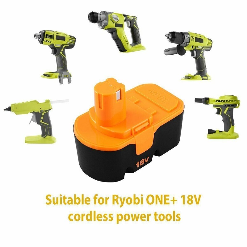 2Pack Replace for Ryobi 18V PLUS 3.6Ah 18 Volt Battery P100 13022 ABP1801 gallery