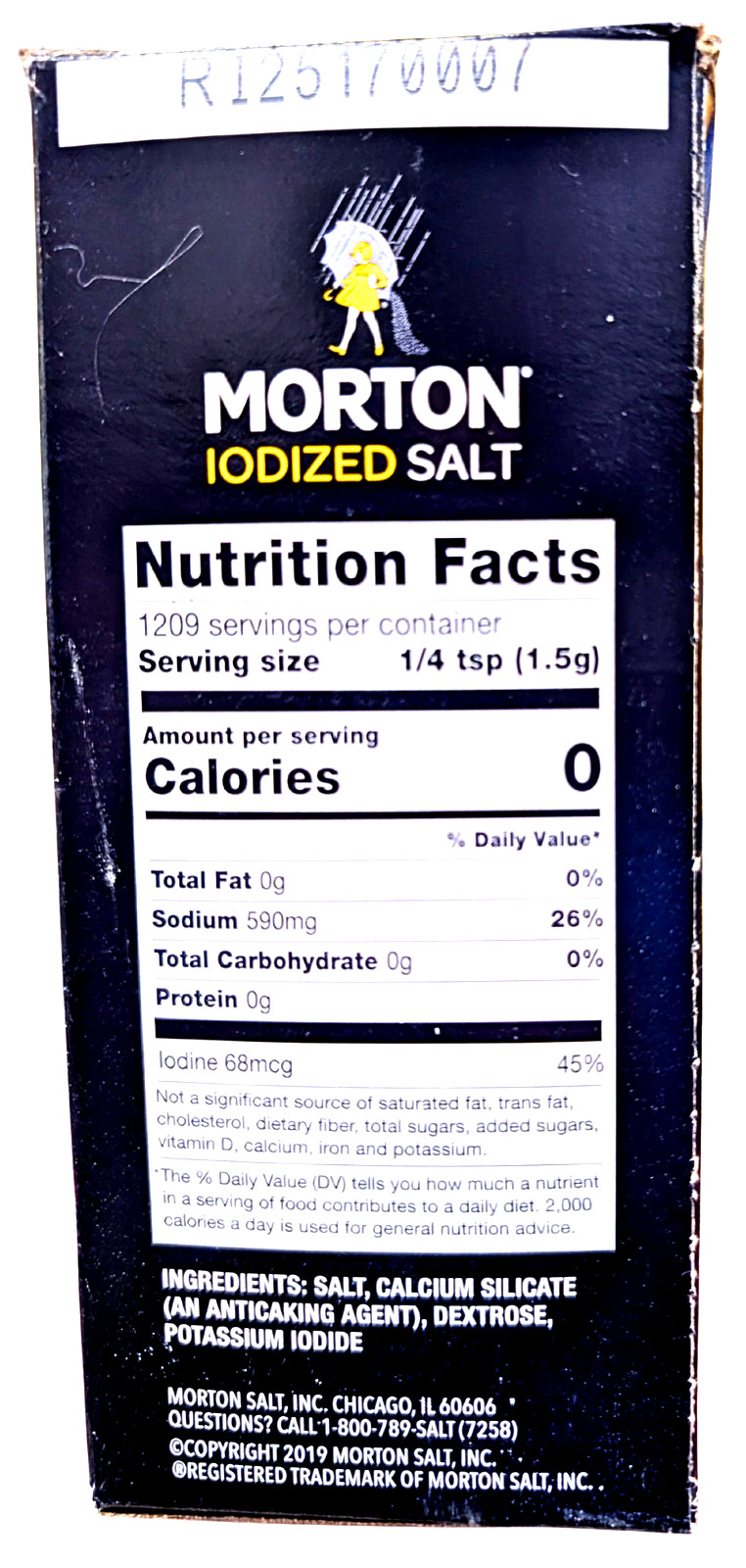 Morton Iodized Salt 64 Oz gallery