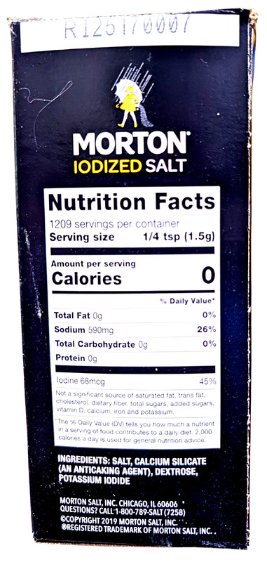 Morton Iodized Salt 64 Oz gallery