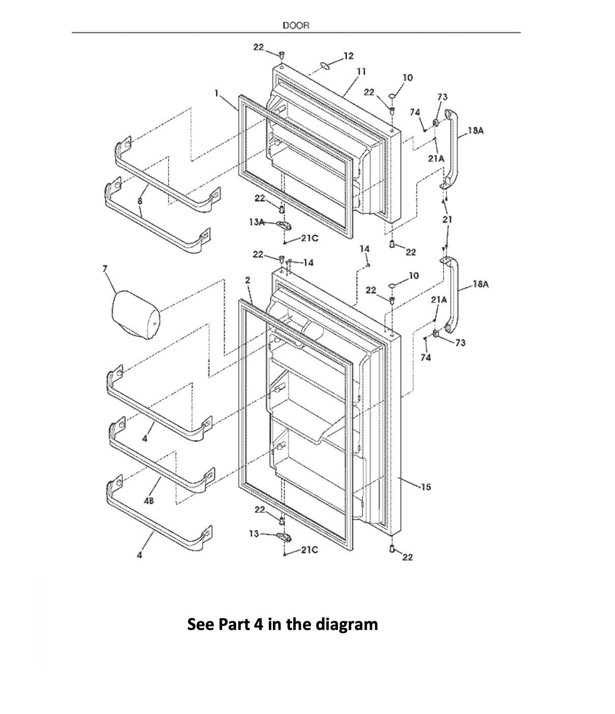 For Frigidaire Kenmore Refrigerator Door Bar Bin Rack PM-240534901 PM-AP3214630 gallery