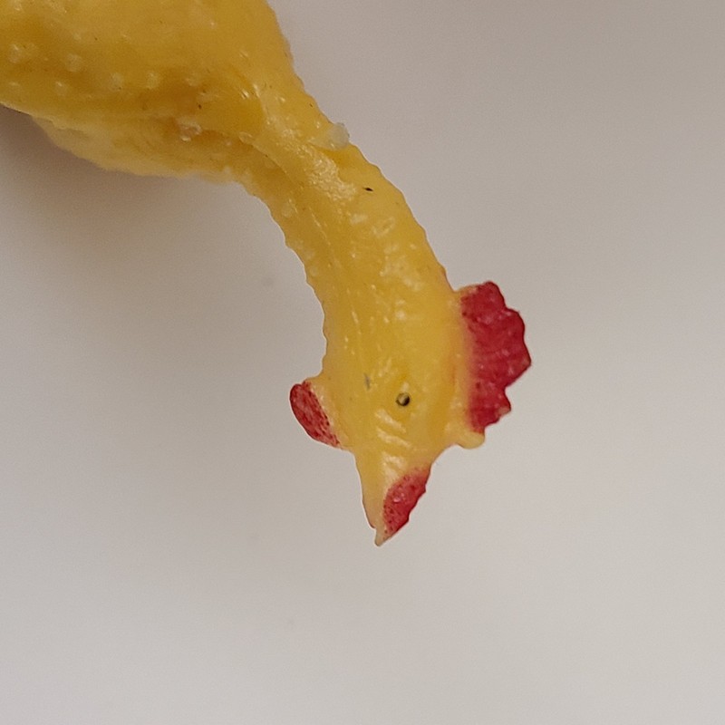 Rubber Chicken 3" Inch Keyring Key Chain - Funny Novelty Gag Toy - Archie McPhee gallery