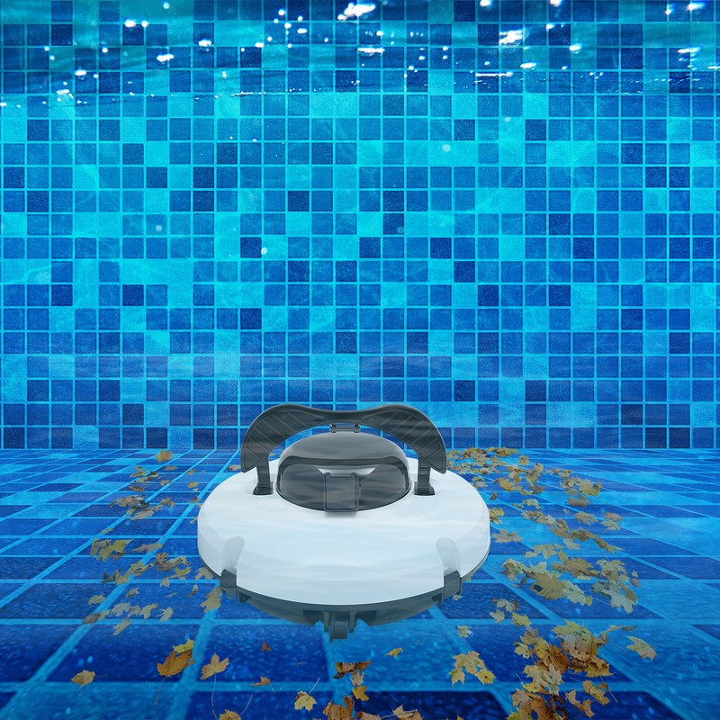 Robotic Cordless Pool Vacuum Cleaner Automatic Pool Robot Cleaner Swimming Pool gallery